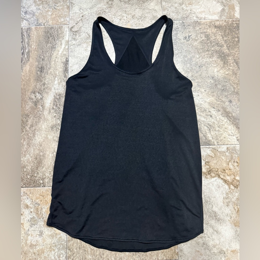 Lululemon black rackback workout tank top